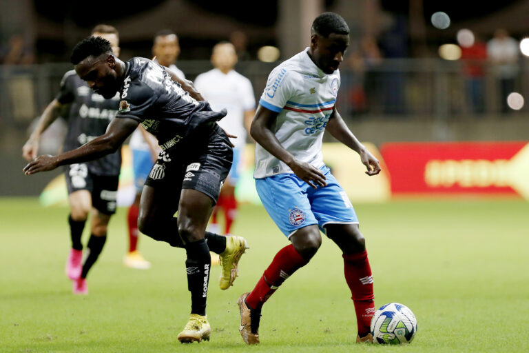 Santos busca empate nos acréscimos, mas perde do Bahia nos pênaltis pela Copa do Brasil