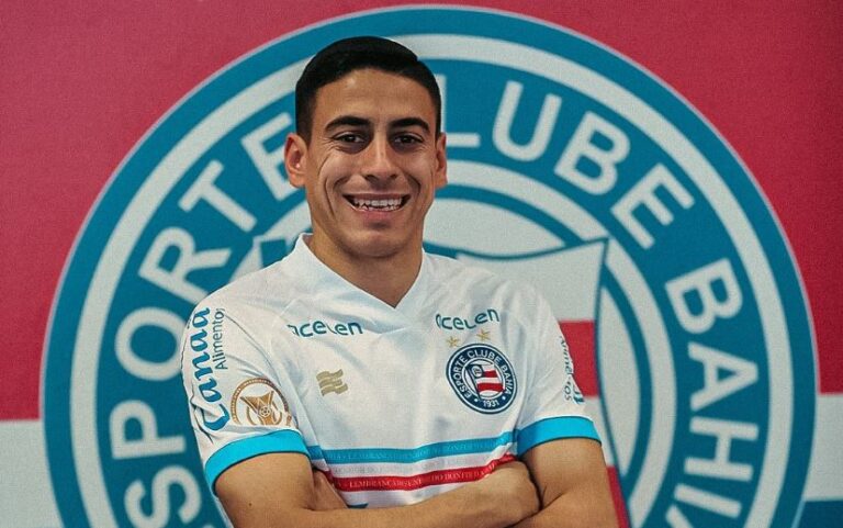 Bahia anuncia a contratação do lateral esquerdo Camilo Cándido, ex-Nacional