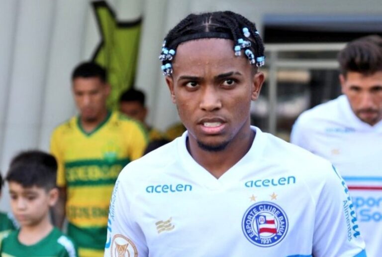 Bahia confirma grave lesão no atacante Kayky