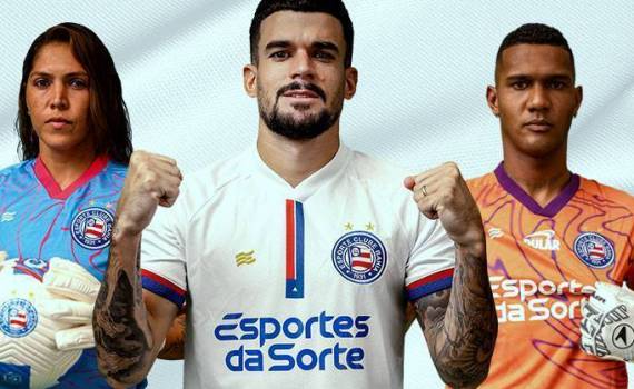 Bahia anuncia novo uniforme principal para a temporada de 2024; veja detalhes