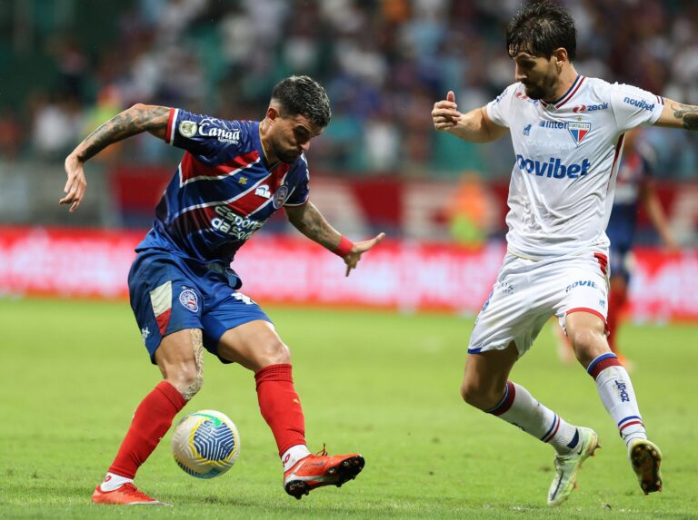 Confira galeria de fotos do duelo entre Bahia e Fortaleza pela oitava rodada do Brasileiro