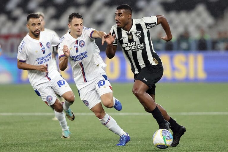 Botafogo cede empate ao Bahia no Nilton Santos na ida das oitavas de final da Copa do Brasil